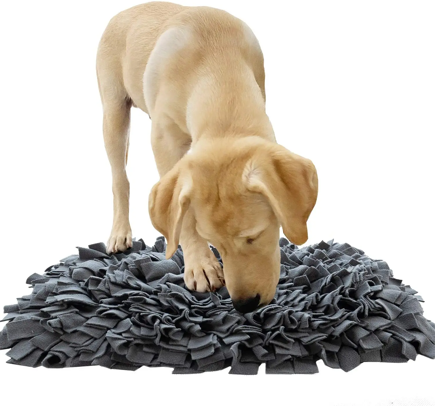 

Pet Snuffle Mat Durable Washable Dog Cat Slow Feeding Mat Anti Slip Puzzle Blanket, As photo