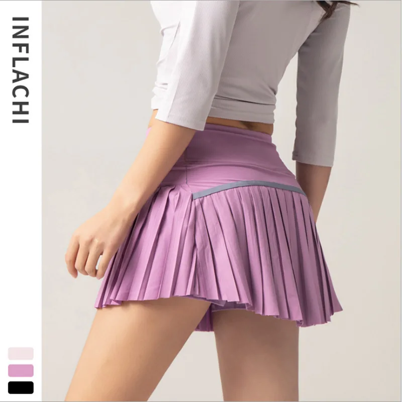 

Women's Basic Stretchy Pleated Athletic Skirt Tennis Quick Dry Girls Active Sport Skorts