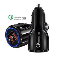 

SIPU CE/Rosh/FCC Car USB Charger Quick Charge QC3.0 Mobile Phone Charger 2 Port USB Fast Car Charger