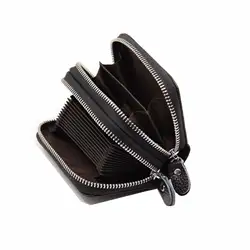 Designer RFID Genuine Leather Women Wallets Zipper