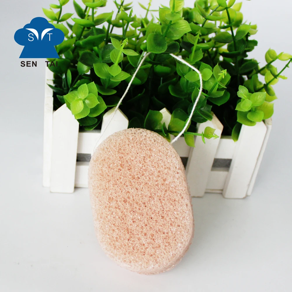 

Dry konjac sponge with oem package make up facial konjac sponge with soap shape