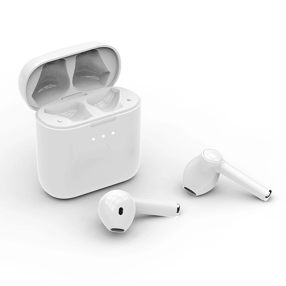 

earphone headphone,2020 trending amazon True Wireless Earbuds BT 5.0 built-in Microphone LED Digital with Charging case