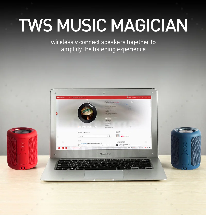 Outdoor Bluetooth 5.0 Mini Speaker Loud Sound Music Portable Wireless Bluetooth Speaker - ANKUX.COM