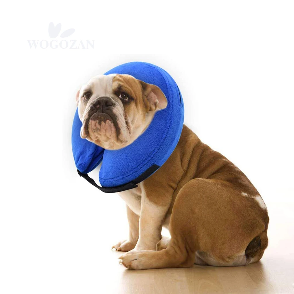 

Pet Inflatable Anti-bite Protective Wear E-collar Dog Cats Medical Recovery Cat For Pets Elizabethan Collar