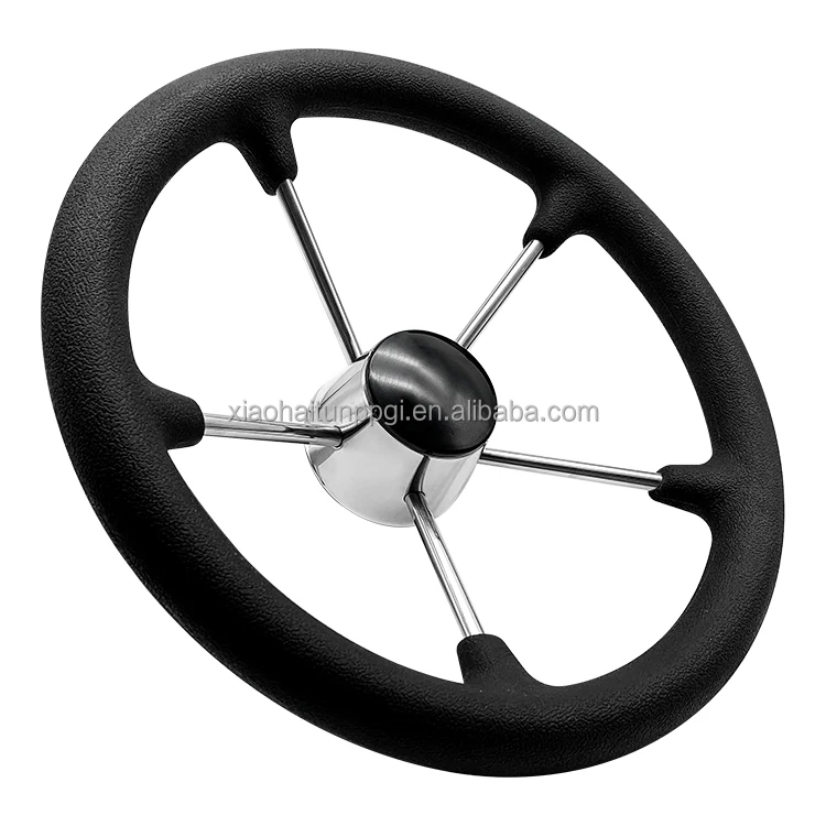 

Little dolphin boat accessories Marine hardware 316 stainless steel power steering wheel for boat