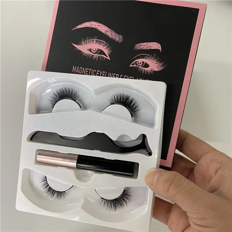 

Magnetic Eyelashes Set With Eyeliner Waterproof Best Quality Fake Eyelash Easy Apply Lightwearing Wholesale Supplier Samples