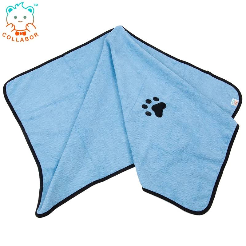 

COLLABOR Bichon Frise Super Soft Quick Drying Microfibre Dog Pet Bath Towel Cleaning Microfiber Towels Easy Clean Pet Towel, 8 pcs different color or customized