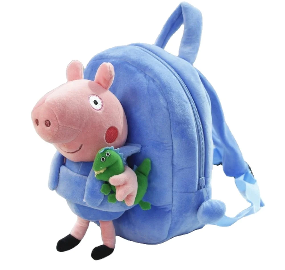 

Plush Piggy Puppy Cartoon Pattern Detachable backpack soft animal bag beautiful cute backpack for girls boys