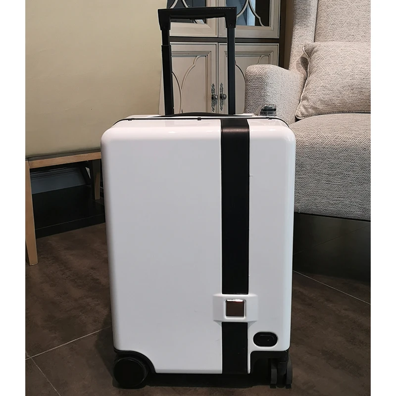 Best Selling Carryonn Luxury Follow Robot Suitcase Finger Print PC Smart Luggage