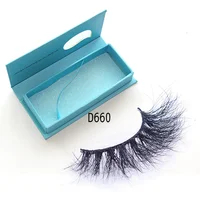 

New Style Popular Real 3D Mink Eyelashes Customized Magnetic Eyelash Box 3D Mink Fur Eyelashes