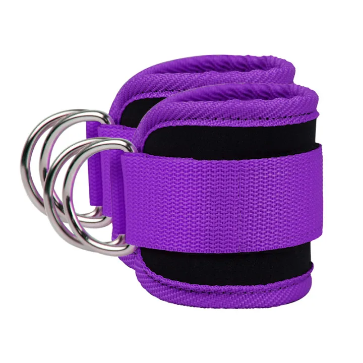 

Custom Wholesale Ankle Strap Pink Weight Lifting Gym Ankle Straps For Cable Machines, Customized color