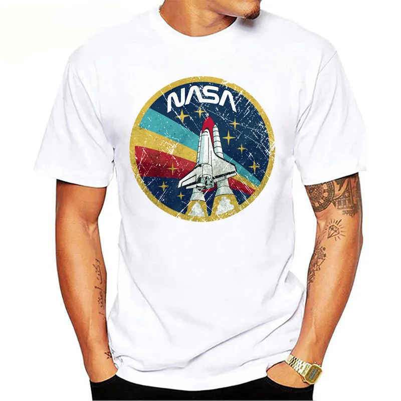 

NASA 100% Polyester Short Sleeve Unisex Couple T Shirt Men In Bulk