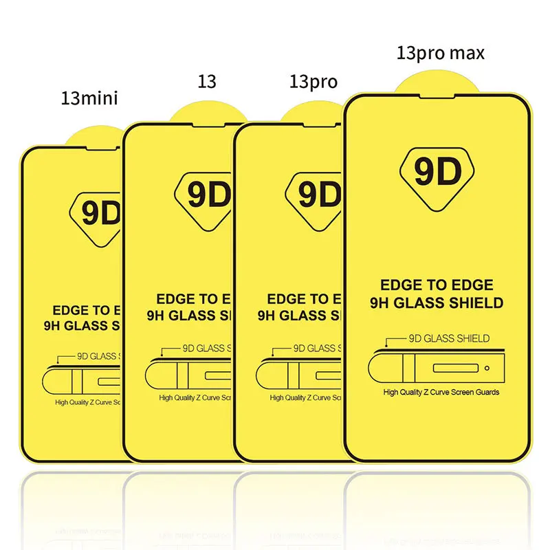 

Free Sample Anti-Scratch Tempered Glass Mobile Phone Full 9D Screen Protector For Iphone 11 12 13 Pro Max