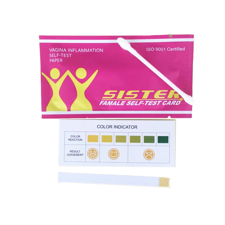 

Custom Female Self Test Card Vaginal PH Test Strips