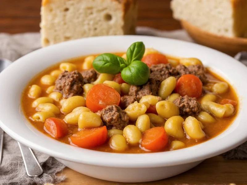 Beef Macaroni Soup: Classic Recipe & Expert Tips