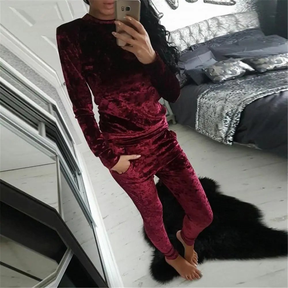 ladies velour lounge suits