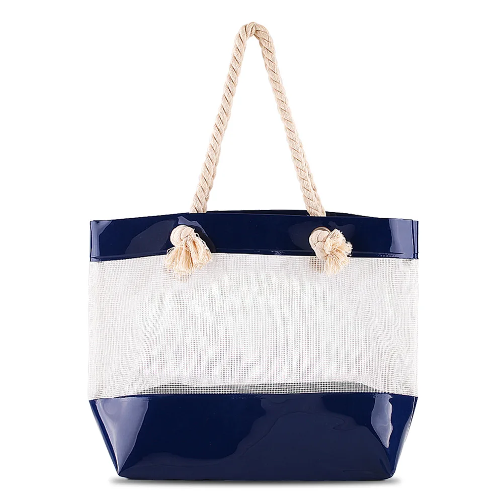 

The Latest Design Of Large Capacity Pvc Portable Shoulder Bag Simple Travel Shopping Factory Direct Sale Beach Picnic Bag M22