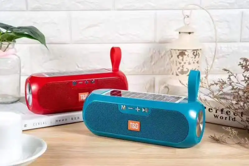 2020 New arrival speaker Solar energy power supply TWS speaker TG182 multi functional wireless TF AUX USB play speaker - ANKUX.COM