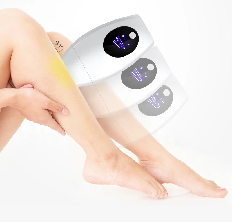 
Factory Direct sale 600000 flash At Home Permanent Depilator LCD Photoepilator Painless Machine IPL laser hair removal 