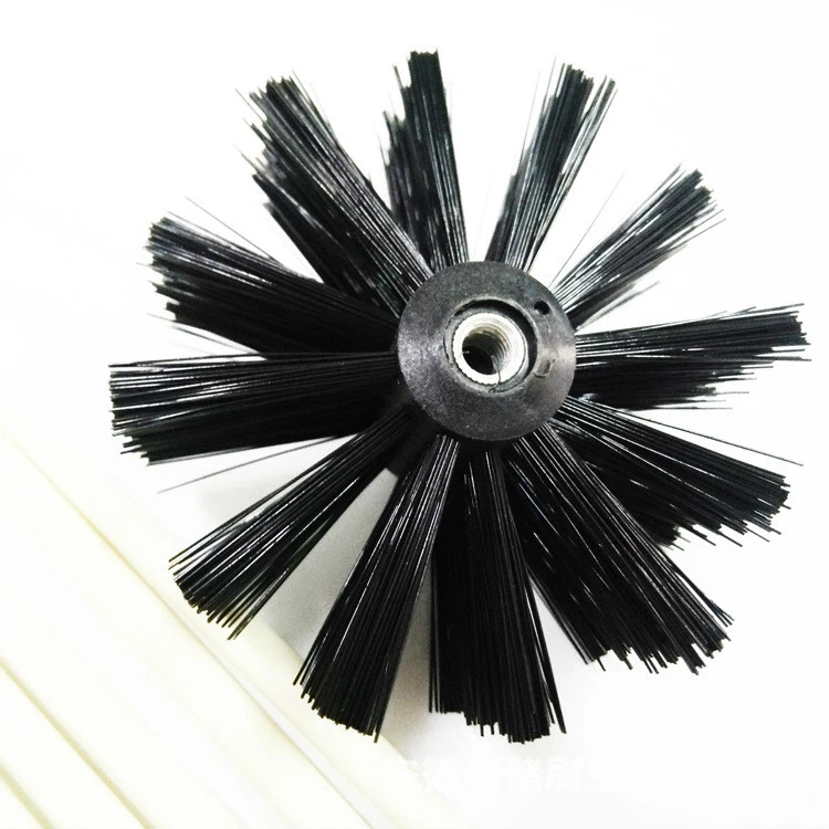 
Durable dryer vent chimney brush with long handle 