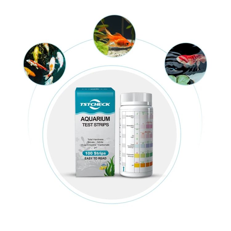 Freshwater and Saltwater Aquarium Water test Kit 6in1