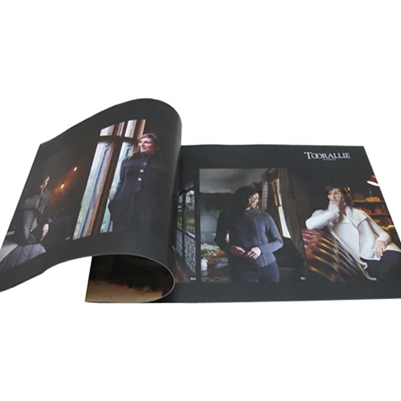 
Customized wholesale full color beautiful printed magazine 