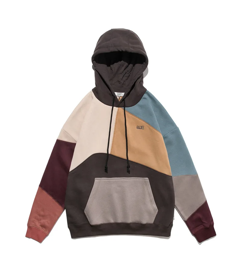 

Colorblock Oversize Sweatshirt and hoodies for Man, Coral /white/teal or oem