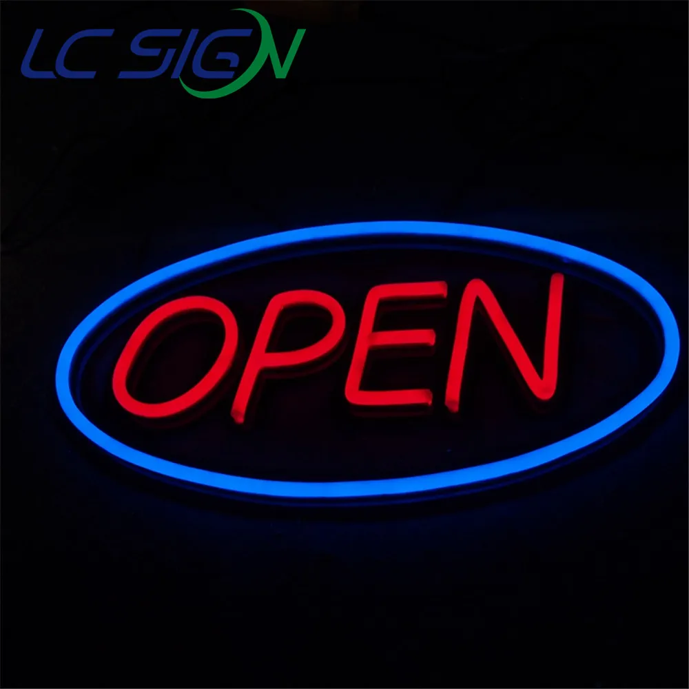 Chinese Indoor/Outdoor Customized Electronic Lighted Led Neon Open Sign