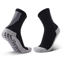 

in stock basketball sports men thick anti slip athletic custom logo grip towel bottom football soccer socks