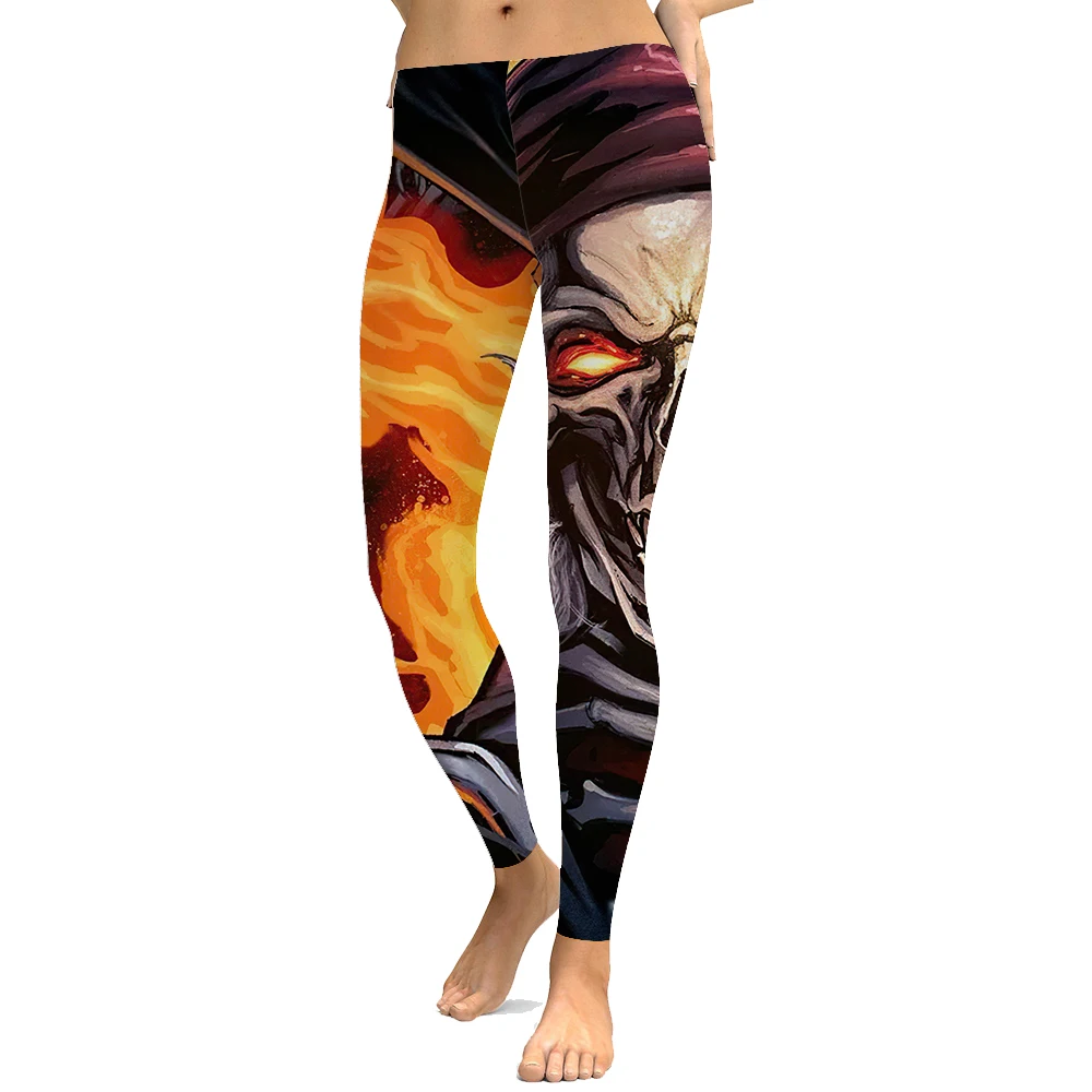 

Yoycol Drop Shipping Custom Print Womens xxl Skull leggings 3xl leggings for fat women, Customized color