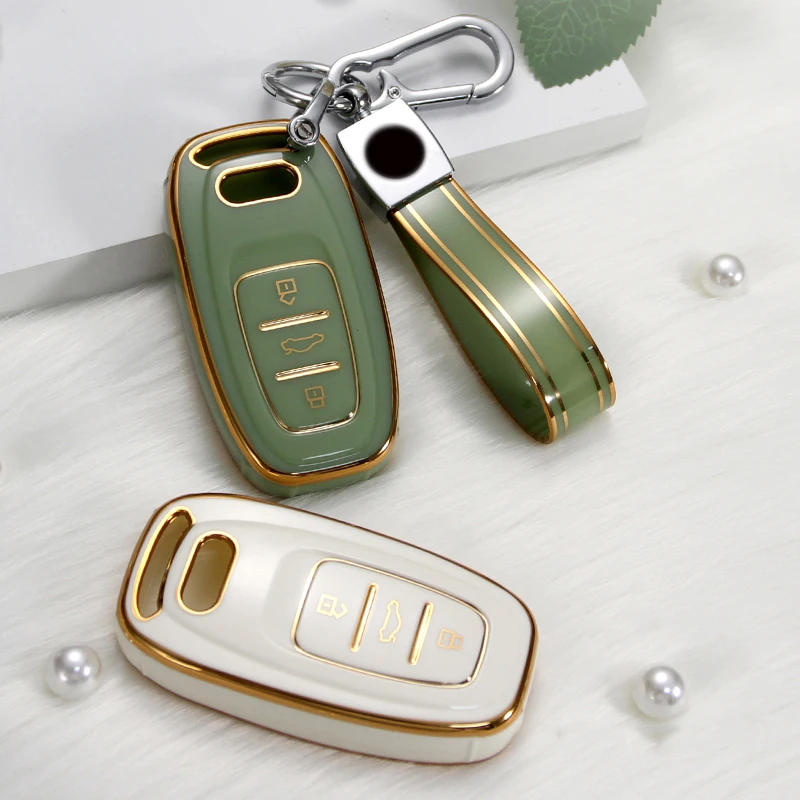 

New Design Soft and Durable TPU Car Key Case Cover For Audi A6L