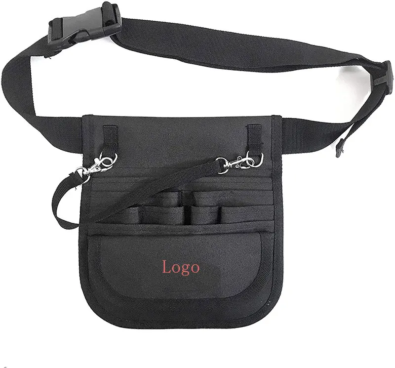 

Small Size Neoprene  Logo Medical Organizer Belt Nurse Fanny Pack with Stethoscope Holder and Tape Holder, Custom