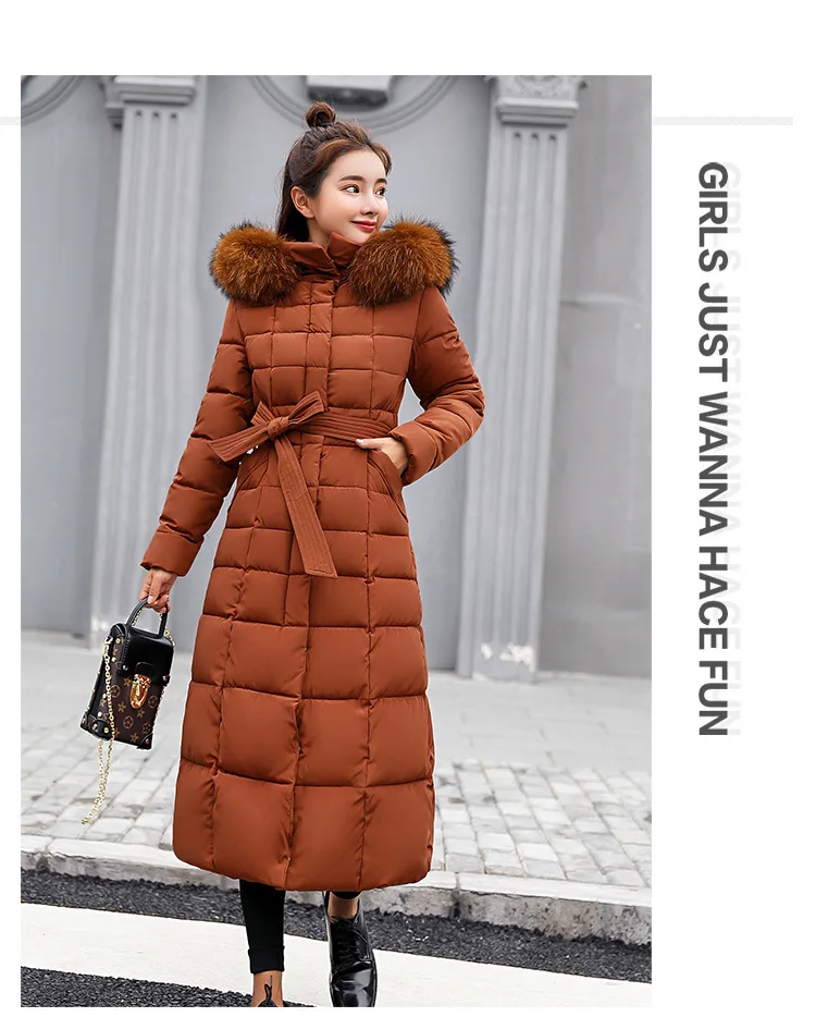 Hot selling winter coat women winter long jackets for ladies black women's jackets