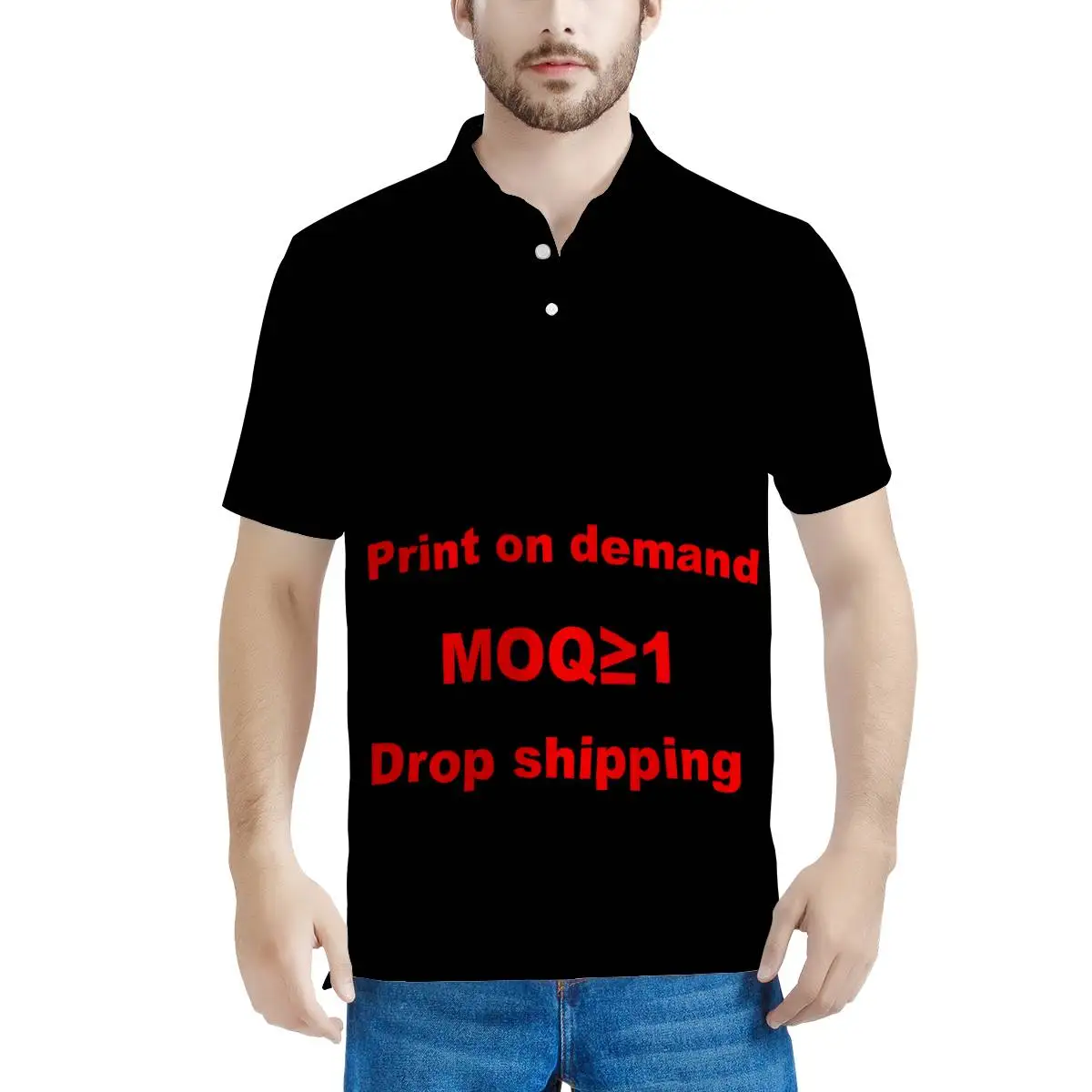 

Custom camisa polo shirt men polos hombre manga corta T shirt homme logo Print on demand