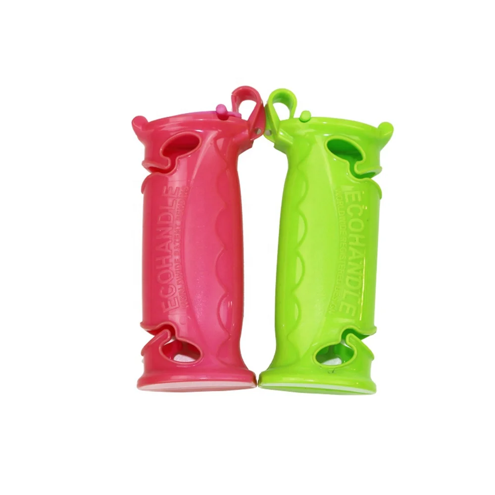 

Shopping Grocery Bag Carrying Handle Plastic Shopping Bag Holder, Plastic Plastic Bag Holder Injection Molding Products, Customized plastic bag holder color