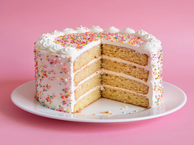 homemade funfetti cake