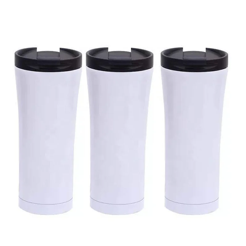 

Premium 16oz sublimation blanks coffee mug Insulated Water Bottle Tumbler Thermos Cup Vacuum Flask Travel Coffee Mug