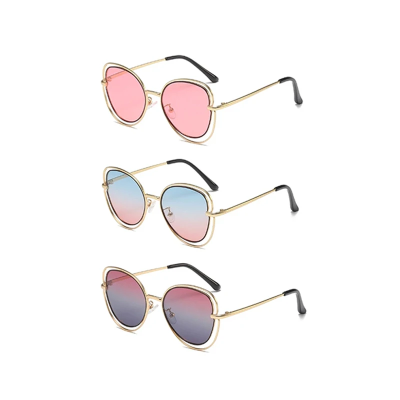 

WIIPU 2021 new baby love glasses polarized children's sunglasses anti-ultraviolet metal fashion sunglasses