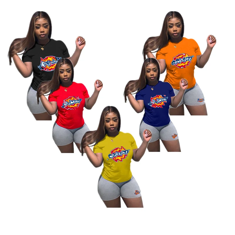 

Designer Summer 2pc Tank Top Tracksuit Shorts Set Yoga Plus Size Jogger Dicky Two Piece Set Women Clothing Shorts