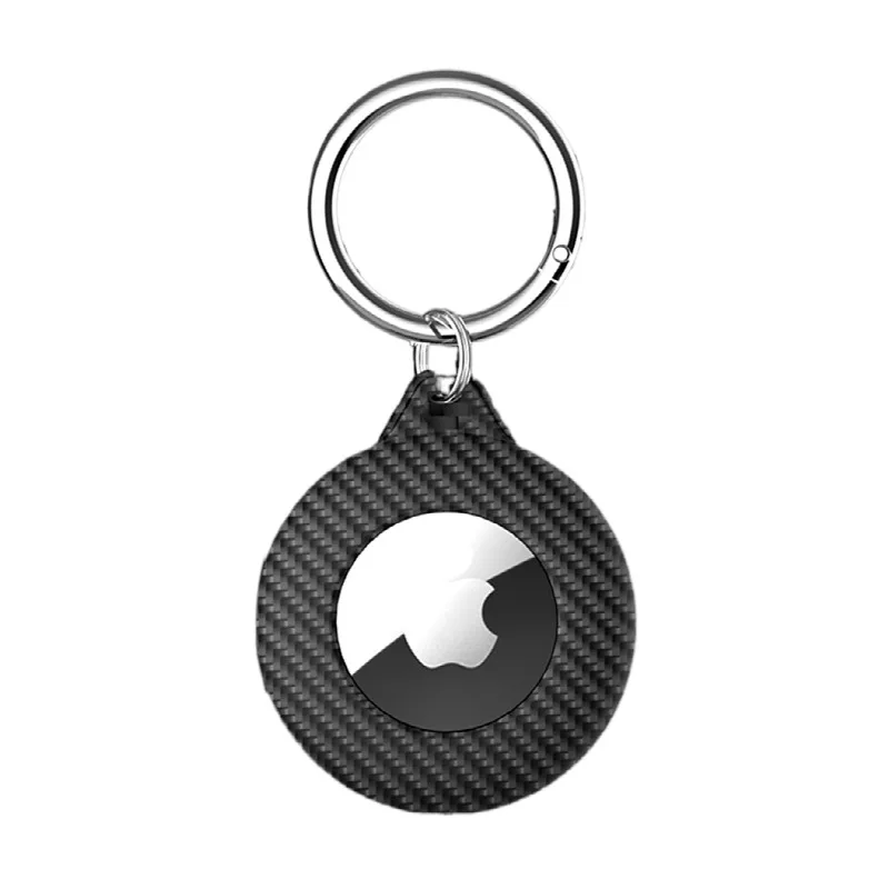 

2021 New Products GPS Tracker Protector Carbon Fiber PP plastic Protective Cover for Apple Airtags
