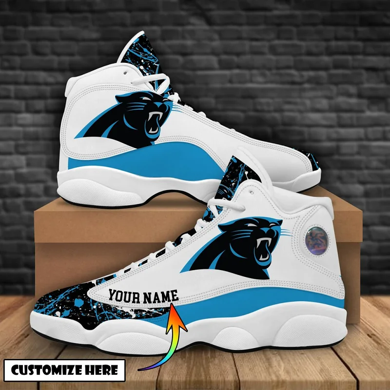 

Factory wholesale NFL Panthers Football Team sneakers custom logo Panthers shoes