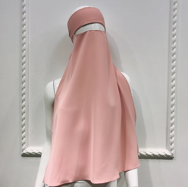 

New Design Islamic Clothing Scarf Muslim Women Shawl Nida Medina Silk Long Hijab Khimar Jilbab Veil Niqab, 15 color in stock accepted customzied design