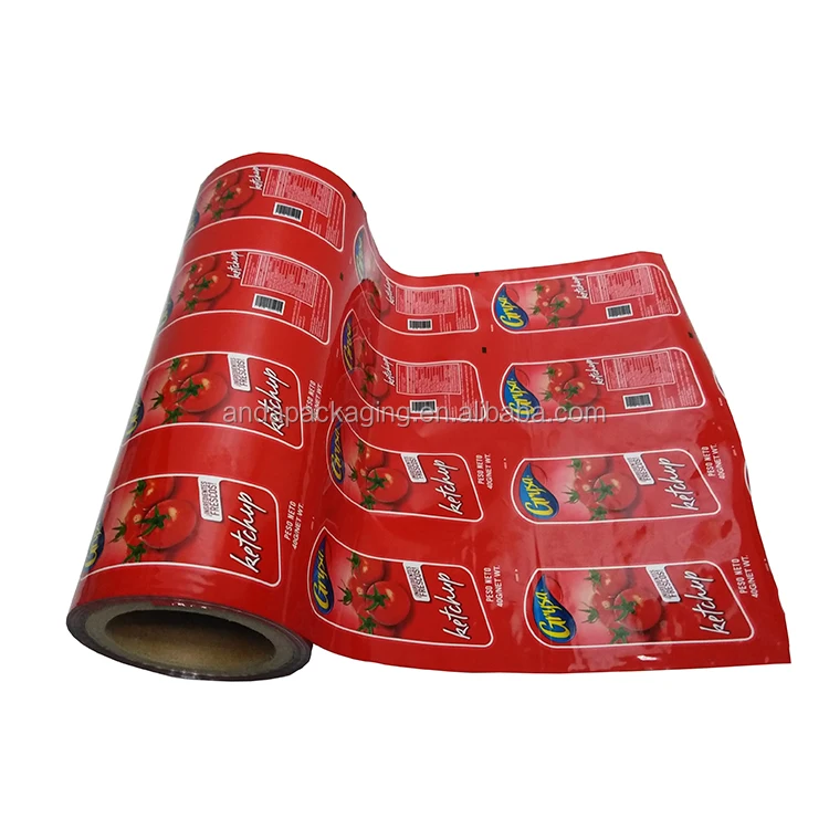 Ketchup Sachet Packaging Material Ketchup Film Roll Sauce Pouch