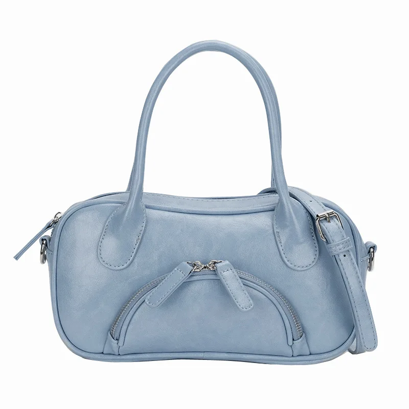 

2021 new design high quality chic style smiling face underarm bag large capacity handbag