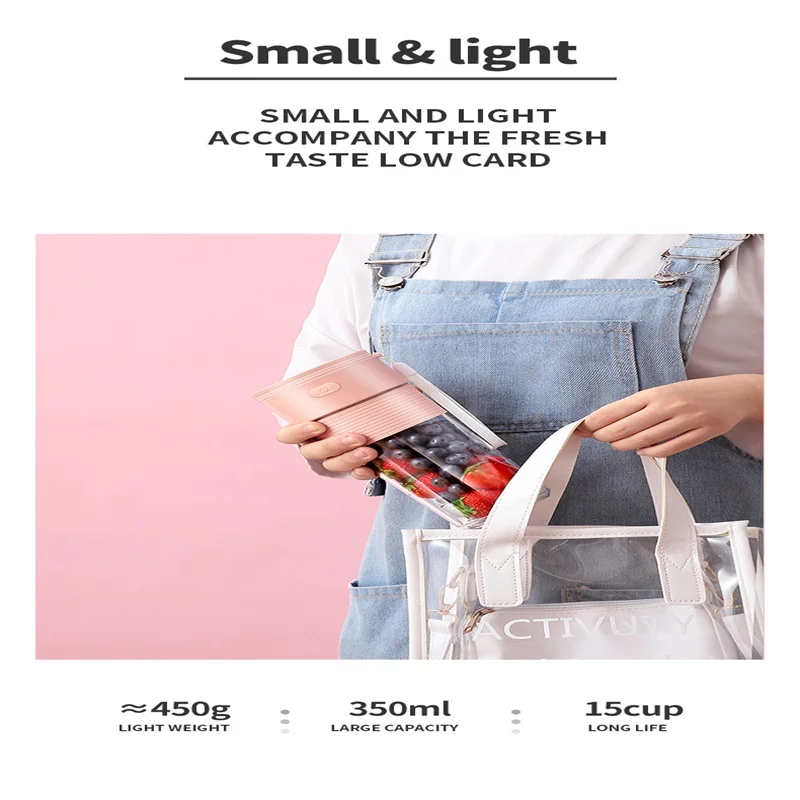 New Easytowash Juicer Cups Personal Usb Juicer With 300ml Blender Cup