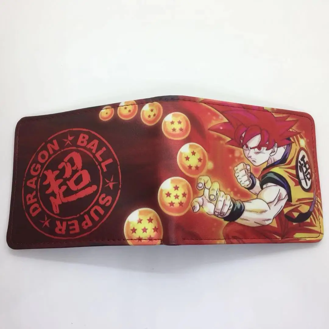 

Classic Anime Dragon Ball Z Wallet Goku Super Saiyan Students Card Holder Wallet, Picture shows