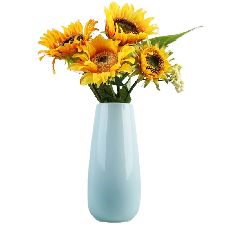 

Bottle Shape Cheap Glaze Ceramic Porcelain Flower Vase Hot Sale Flower Pots & Planters Ceramic