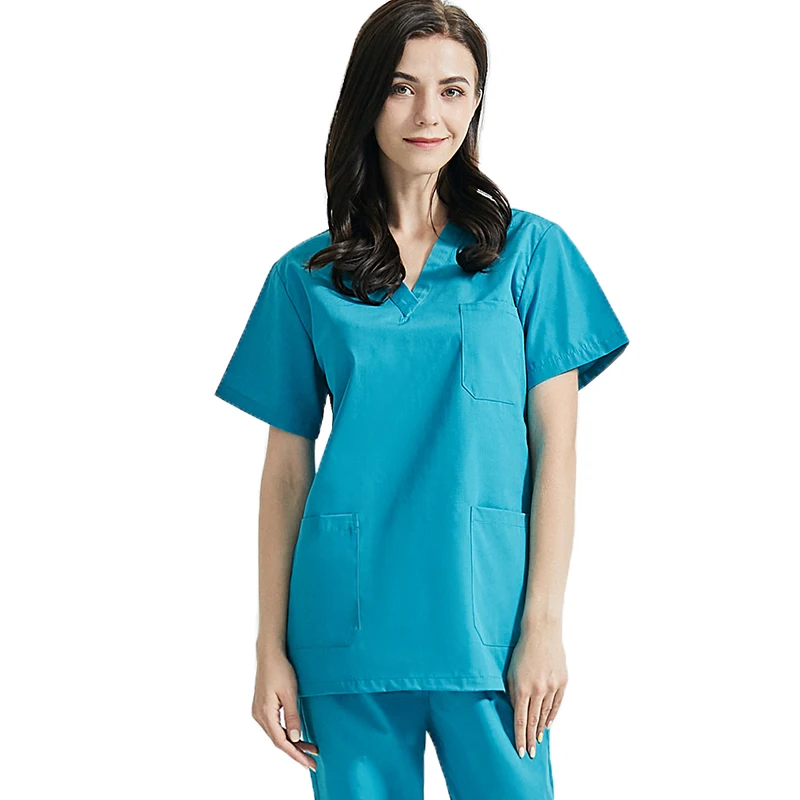 

Medical Scrubs Set Nurse Doctor Uniform Spa Uniforms Beauty Salon, Customized