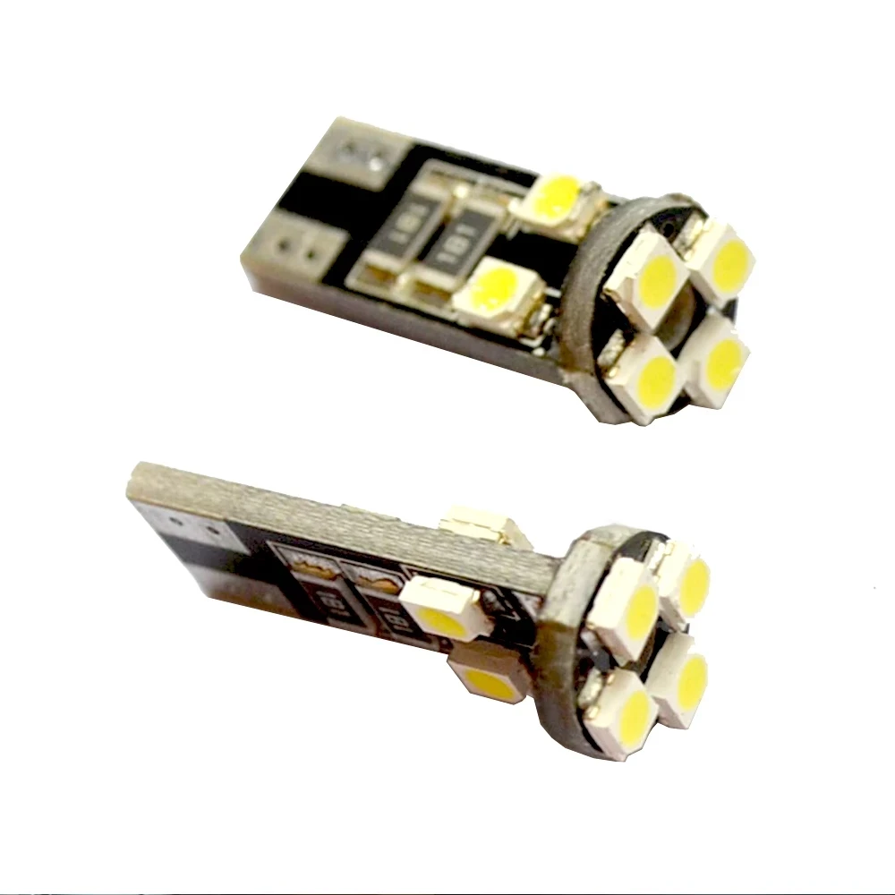 

Car Led Canbus Xenon White T10 194 W5W Turn Signal No Error Free Interior Reading Light Tail Bulb Backup Light Parking Lamp