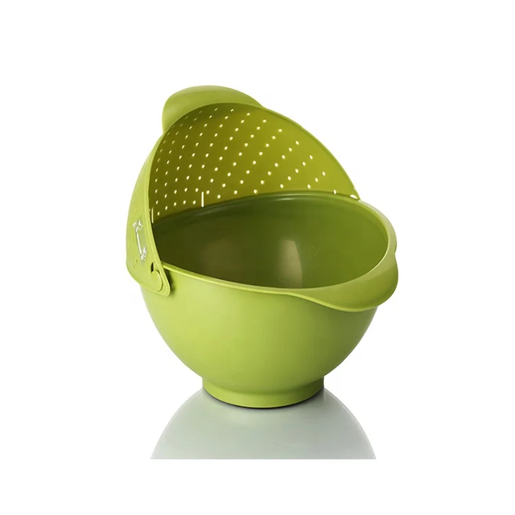 Eco-friendly Plastic Rinse Bowl & Strainer - Buy Plastic Bowl Strainer ...